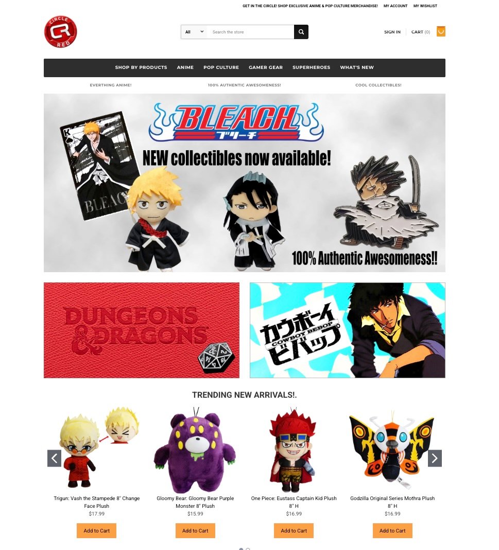 CircleRed.com 2017 website