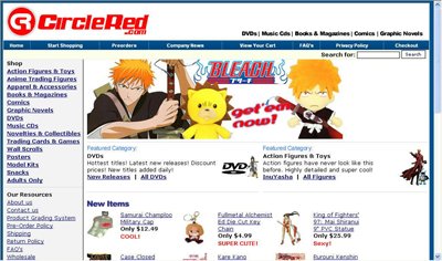 CircleRed.com 2004 website