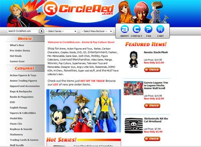 CircleRed.com 2006 website