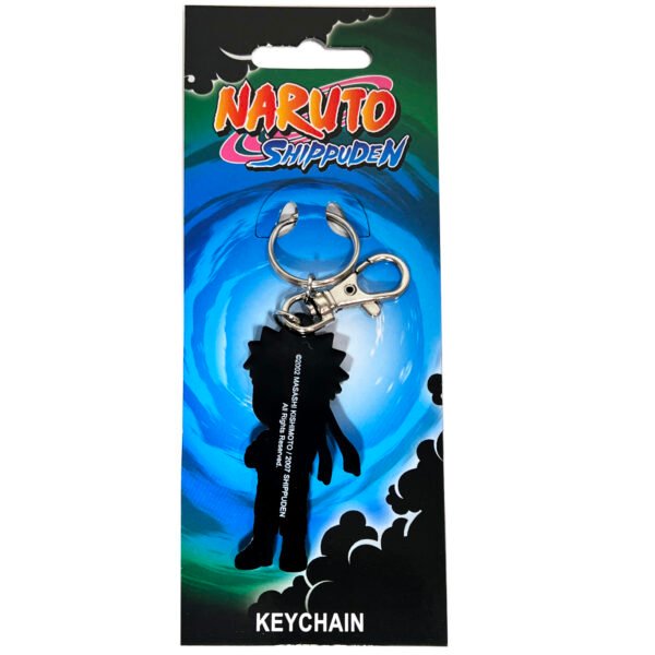 Naruto Shippuden: SD Naruto PVC Keychain Back view of the official SD Naruto PVC keychain.