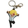 This SD chib Sanji keychain shows him love-struck, mid-leap, and arms thrown wide.