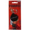 Back view of the official Trigun anime Vash PVC keychain.