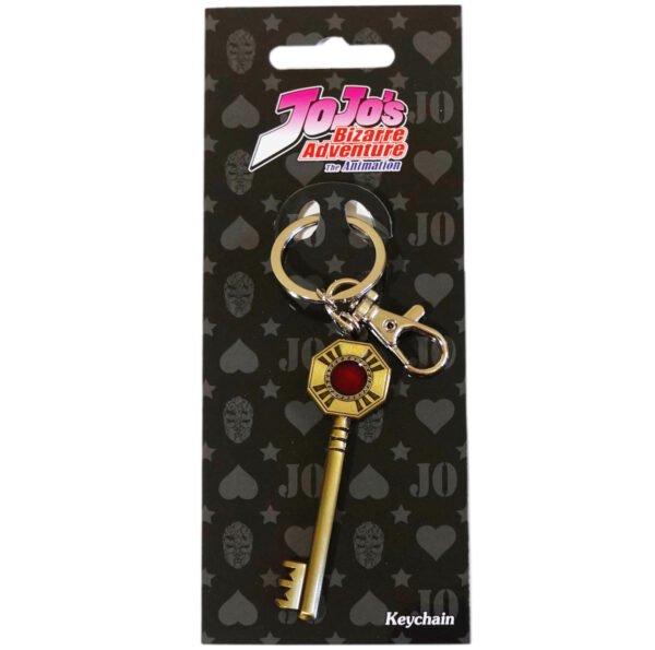Jojo's Bizarre Adventure S4: Coco Jumbo Keychain Coco Jumbo Keychain sealed inside its official branded carded packaging.