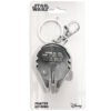 Star Wars: Millennium Falcon Pewter Key Ring Keychain Back view of the official Star Wars Keychain.